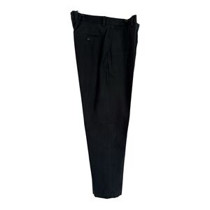 Ralph Lauren Chino Pants Mens 38 X 34 Black Straight Flat Front Casual Workwear